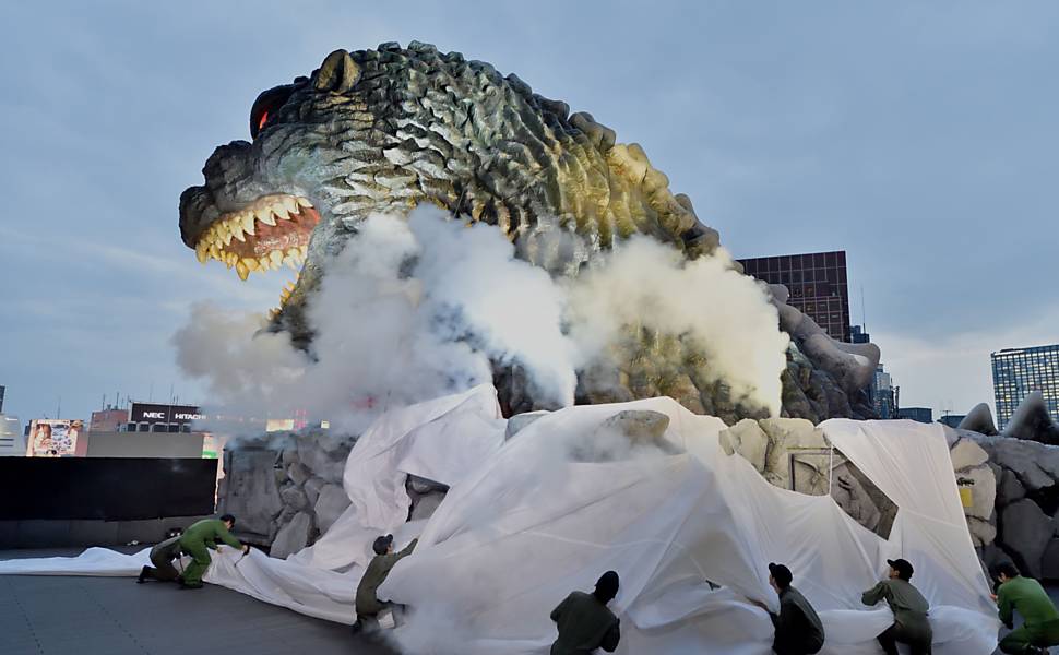 Godzilla vira embaixador do turismo em Tóquio