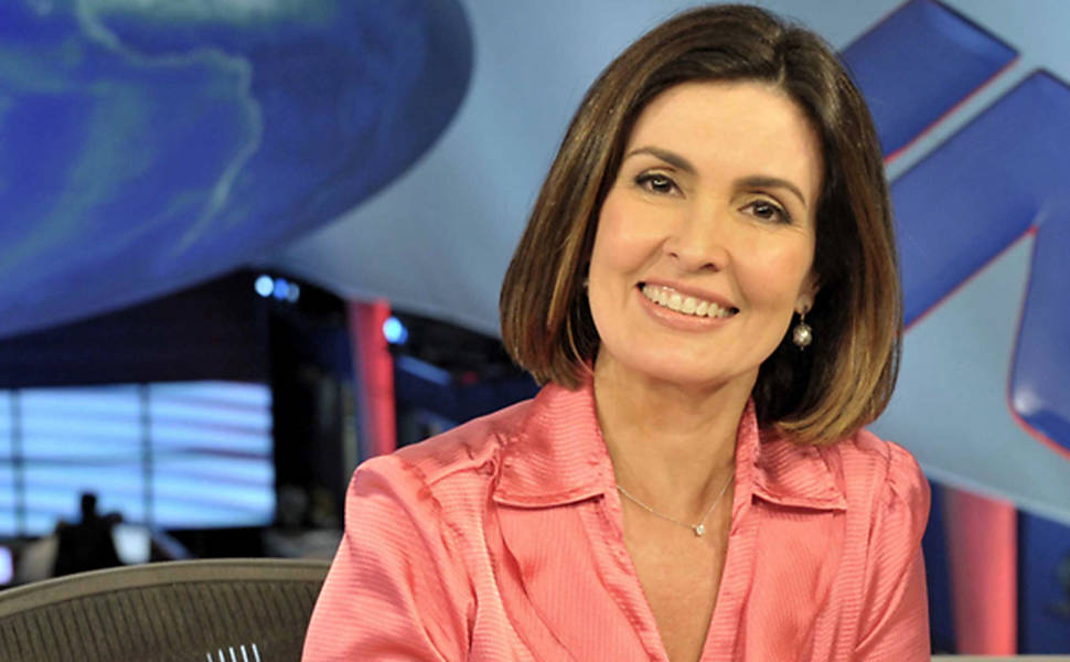 No seu último dia no Jornal Nacional, Fátima exibia um cabelo com corte chanel