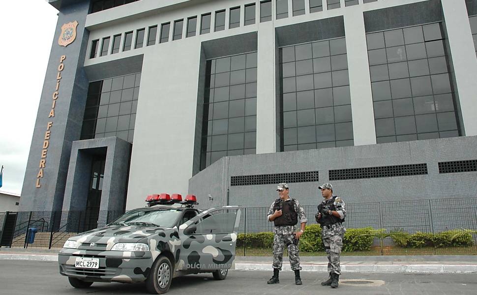 Superintendência da Policia Federal em Santa Catarina onde está preso o traficante Fernandinho Beira-Mar