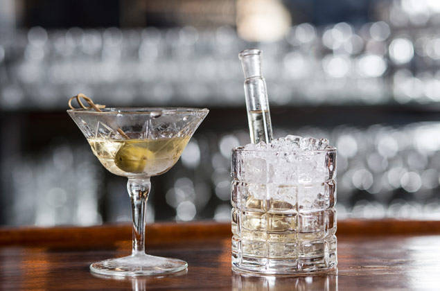 Dry martini do Frank Bar