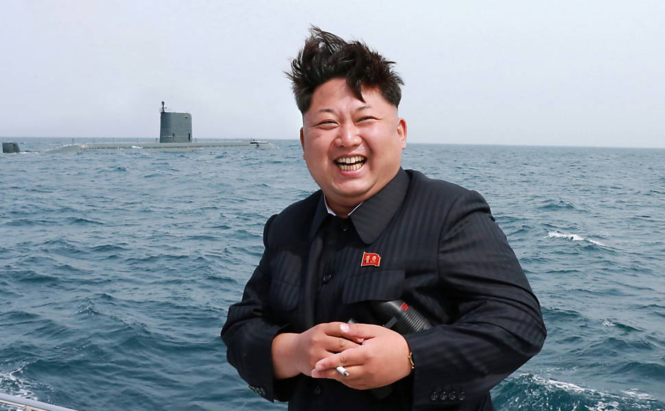 Teste de míssil na Coreia do Norte