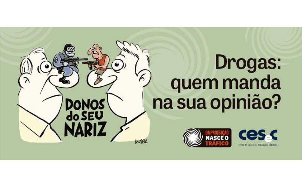 Cartum de Leonardo, também feito especialmente para a campanha