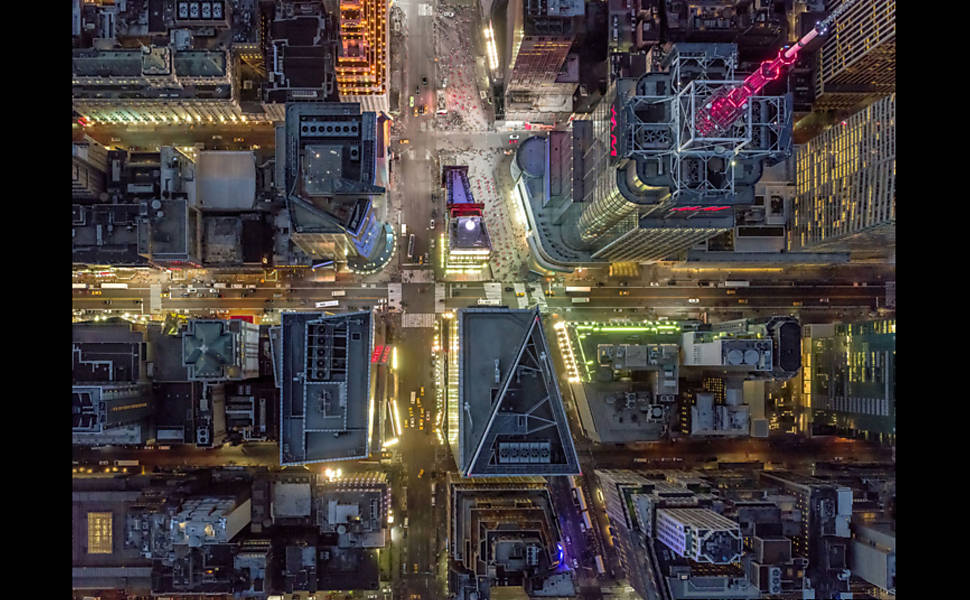 Fotógrafo americano Jeffrey Milstein conhecido por suas imagens aéreas faz série de fotos de Nova York vista de cima