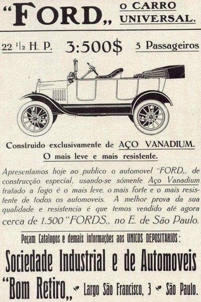 Publicidade conta história dos automóveis no Brasil