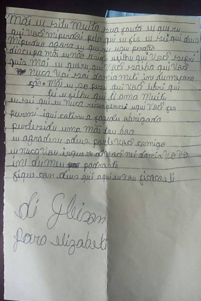 Jovem morto no Piauí deixou carta para a mãe