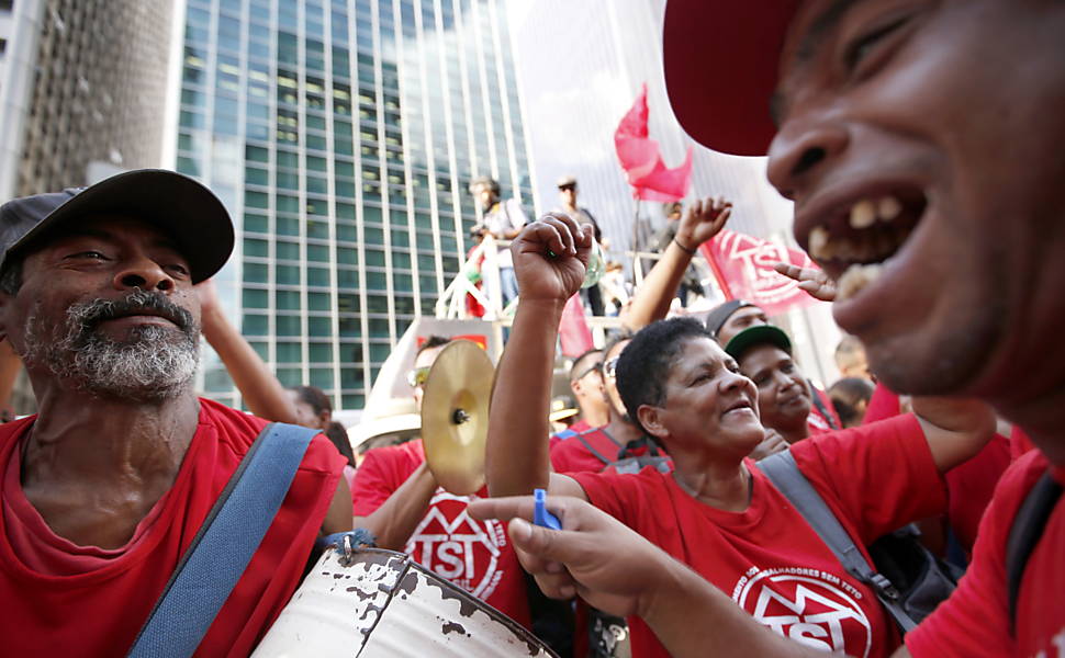 Protesto do MTST na av. Paulista