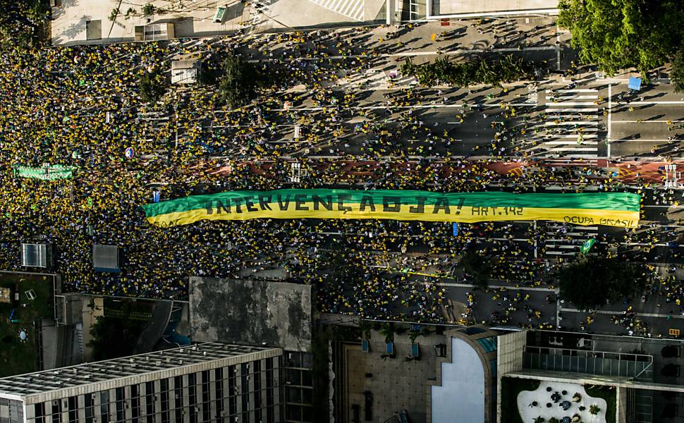 Manifestación en Brasil 