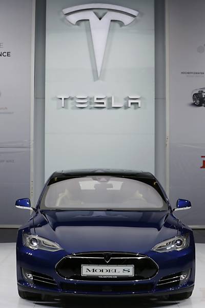 Tesla no Salão de Frankfurt 2015