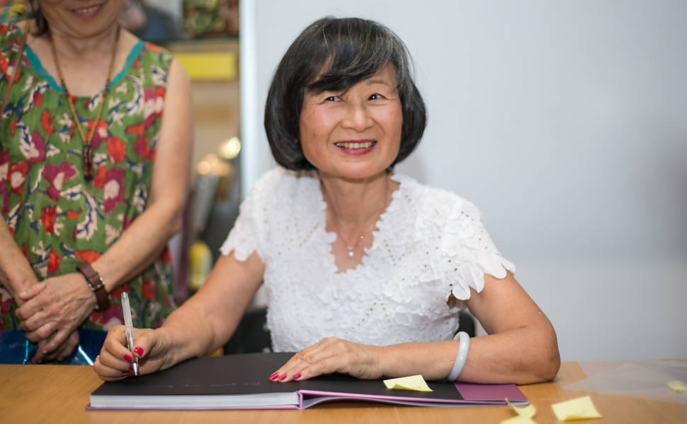 Lançamento do livro 'Ikebana" de Hilda Tagusagawa