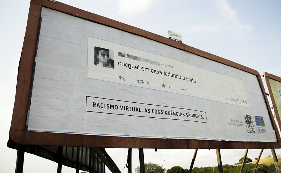 Mensagem racista em Vila Velha (ES)