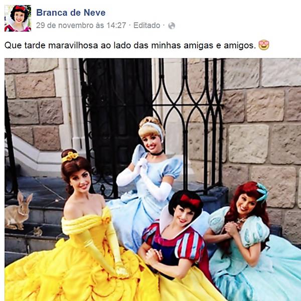 Princesas nas redes sociais