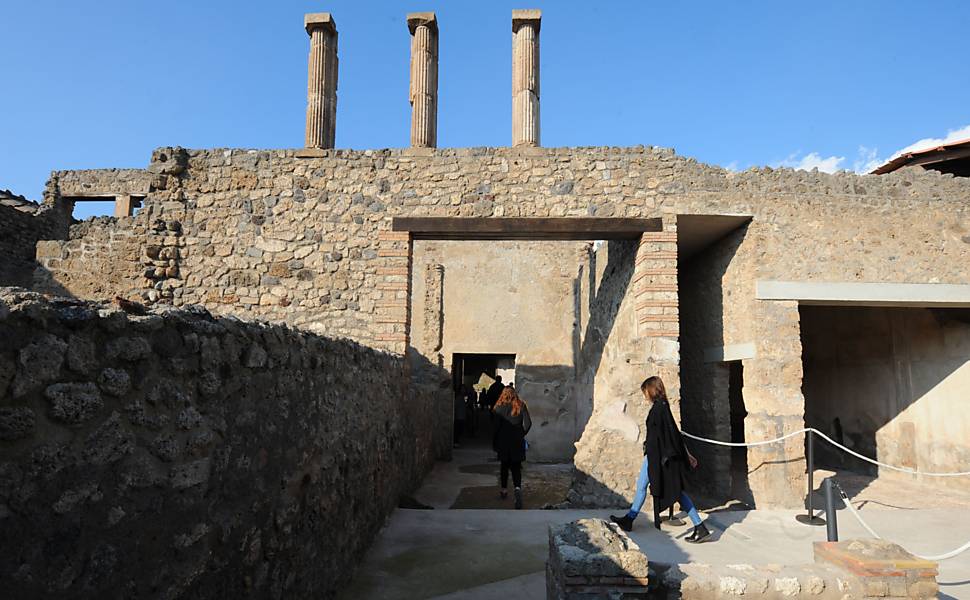Pompeia reabre residências para visitação