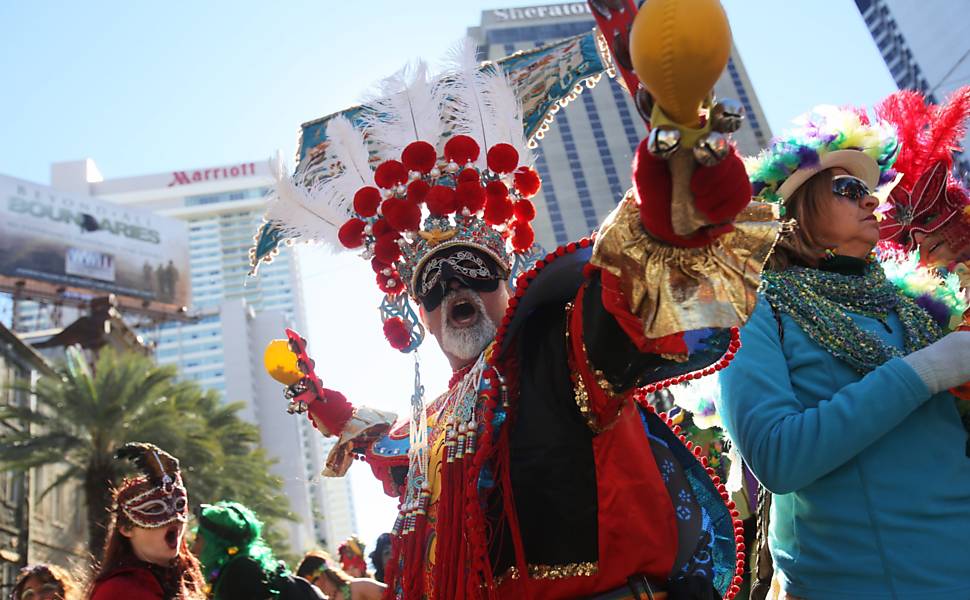 Mardi Gras, o Carnaval de New Orleans, nos EUA