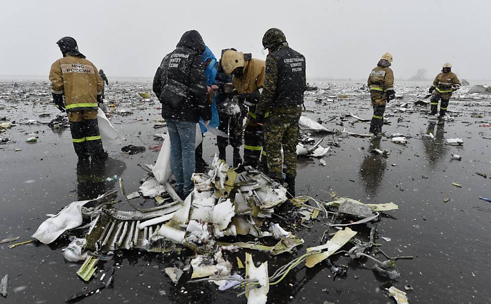 Acidente aéreo na Rússia