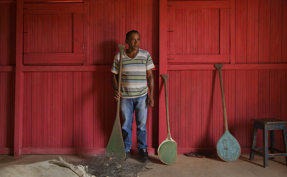 Raimundo Braga Gomes, que mora no reassentamento Urbano Coletivo Água Azul, na periferia de Altamira (PA)