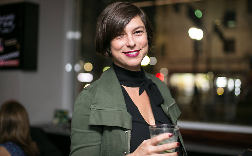 A atriz e apresentadora Maria Paula