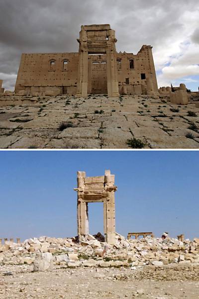 Palmira em ruínas