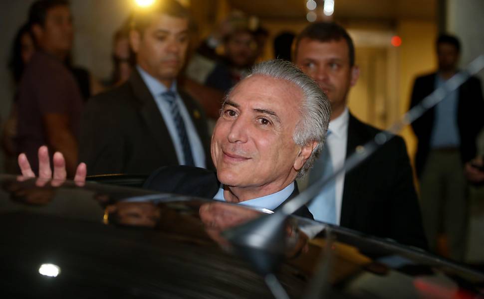 Temer recebe políticos em São Paulo