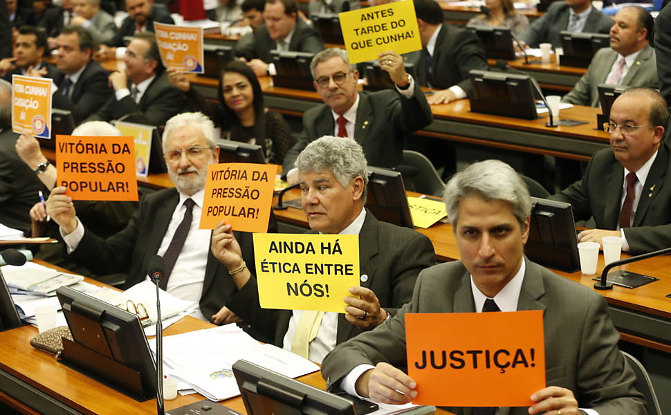 Sessão do conselho de ética para cassação do dep.Eduardo Cunha