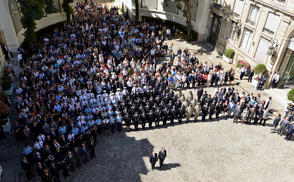 Homenagens às vítimas do atentado em Nice