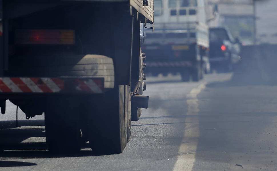 Poluição de Caminhões em São Paulo