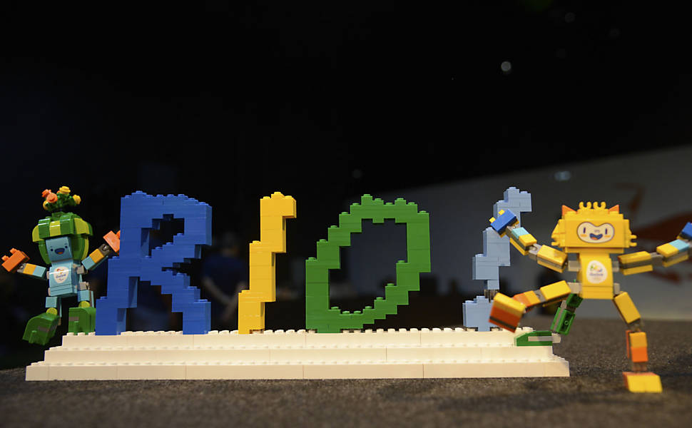 Maquete de LEGO da cidade do Rio