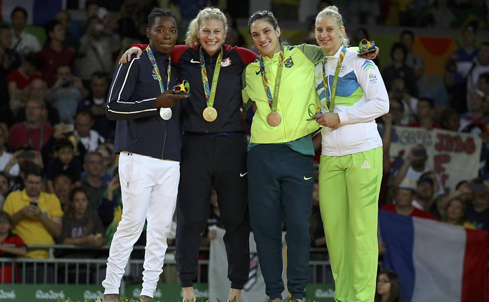 Mayra Aguiar, atleta da Sociedade de Ginástica Porto Alegre