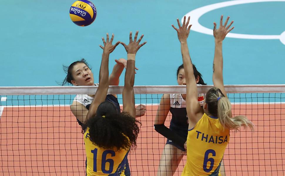 Brasil e República Popular da China no vôlei feminino em Jogos Olímpicos