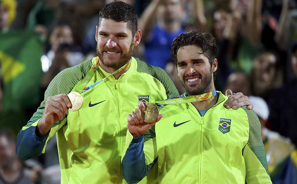 Vôlei de praia masculino: Brasil x Itália - Medalha de Ouro