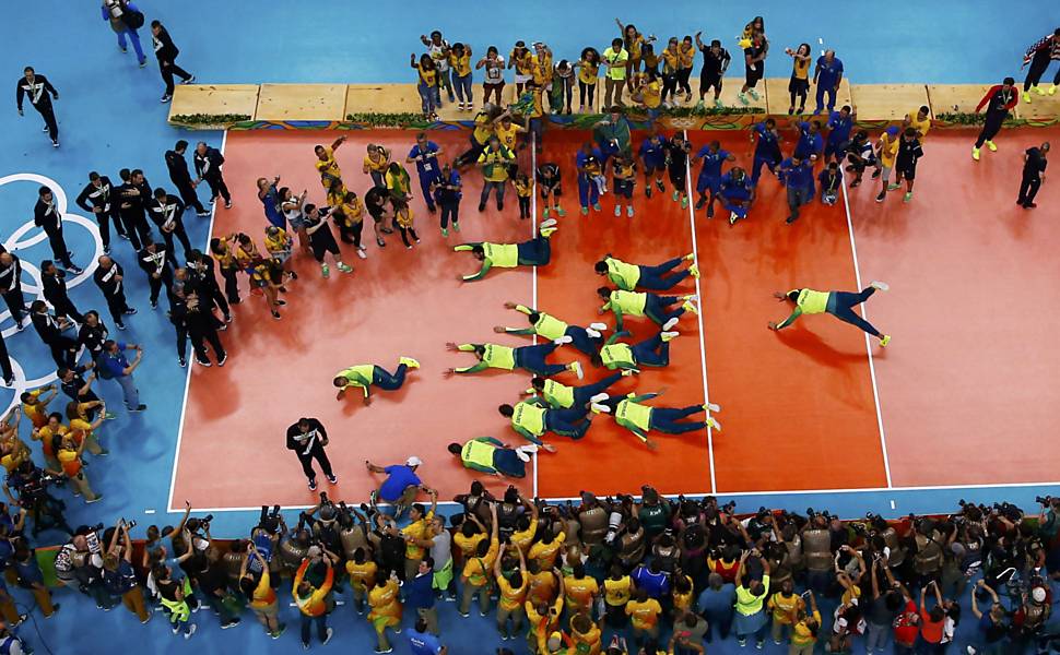 Vôlei masculino: Brasil x Itália - Medalha de Ouro