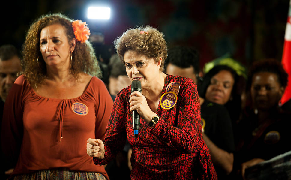 Comício de Jandira Feghali no Rio de Janeiro, em 2016