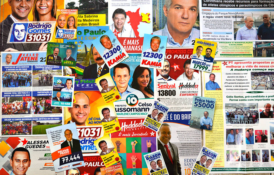 Jardim Brasil recebeu maior número de materiais de campanha nas regiões apuradas, com 245