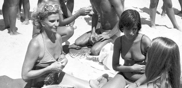 Tônia Carrero em cena da novela "Água Viva", da Globo,em 1980