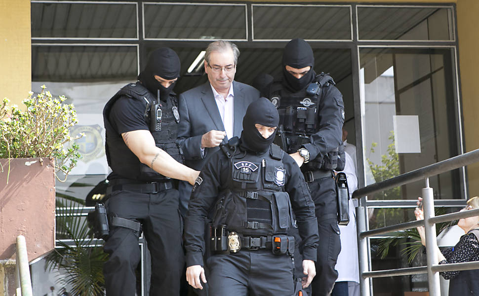 Prisão de Eduardo Cunha, em 2016