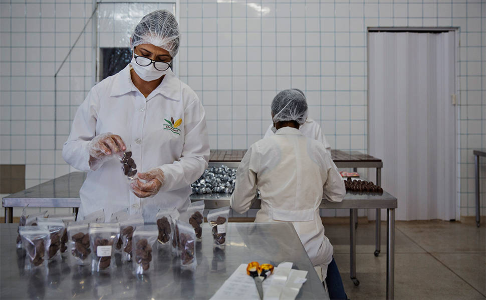 Fábrica de chocolate Cacauway, no município de Medicilândia (PA)