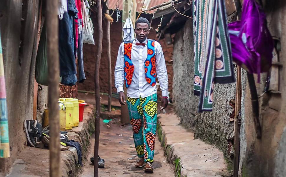 Favela do Quênia exporta moda para Europa