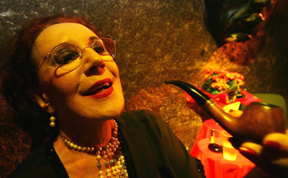 A atriz, em 2007, na boate A Loca, na rua Frei Caneca, em São Paulo