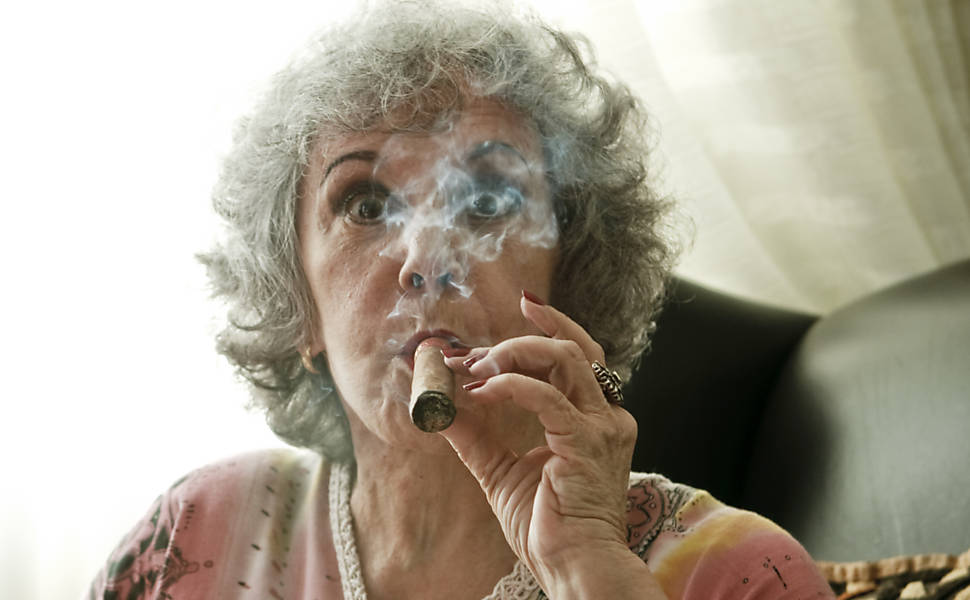 Abril de 2012, quando se preparava para apresentar "As Três Velhas" em Cuba