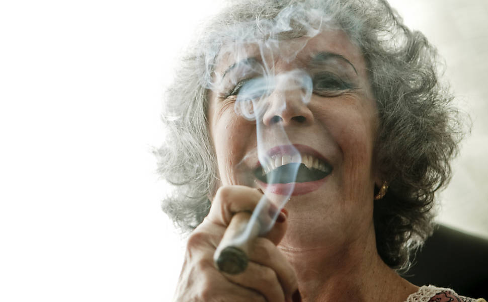 Abril de 2012, quando se preparava para apresentar "As Três Velhas" em Cuba