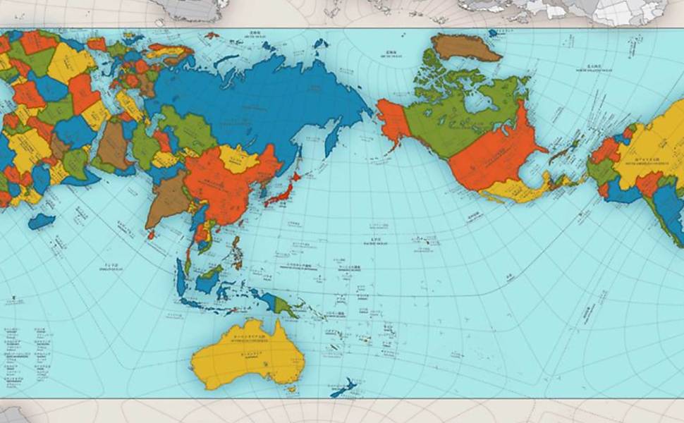 O Criativo Mapa que Mostra o Mundo Como Realmente É