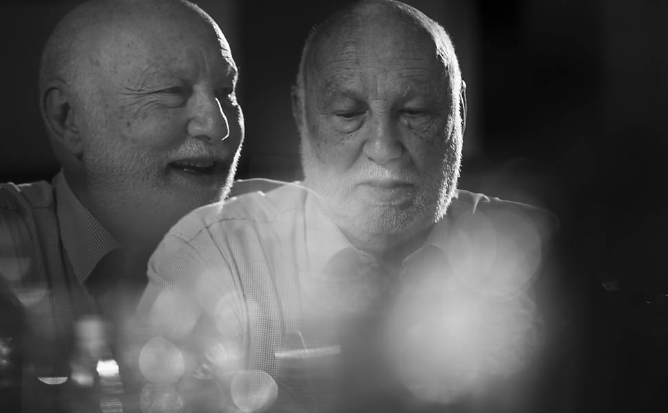 O sociólogo italiano Domenico De Masi durante entrevista à Folha