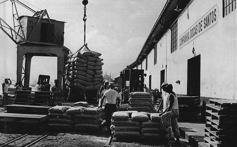 1967 - Porto de Santos (Foto: Folhapress)