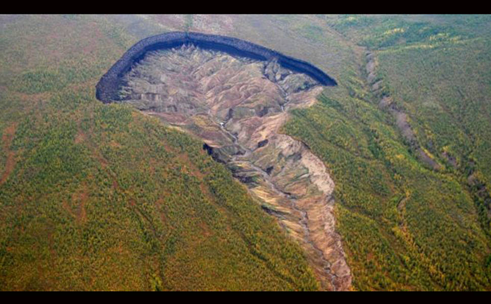 'Porta do inferno': a gigantesca cratera