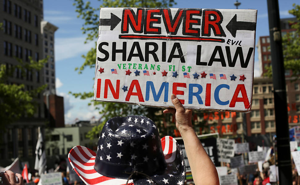 Protestos contra e a favor do Islã nos EUA em 2017