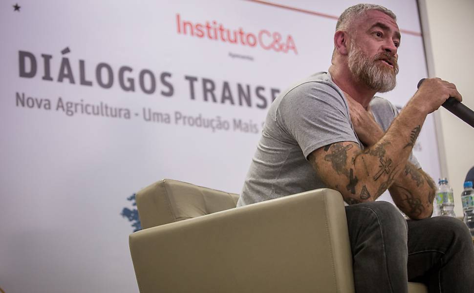 Alex Atala, chef do DOM e fundador do Instituto Atá, participou como protagonista do "Diálogos Transformadores Nova Agricultura: Uma Produção Mais Sustentável de Alimentos e Fibras"