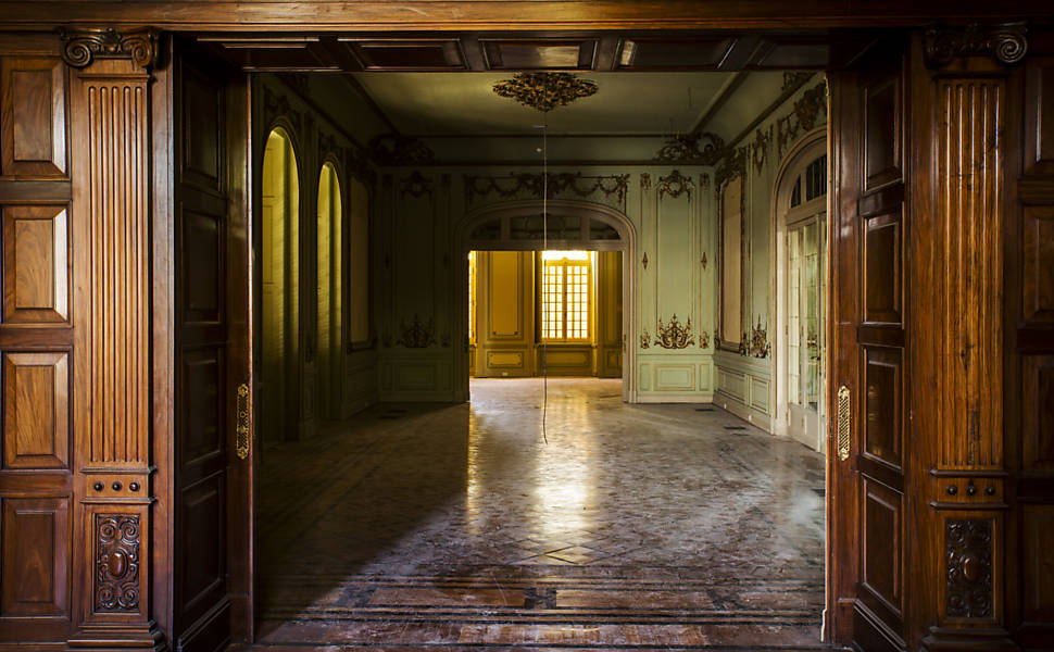 Sala do Palácio dos Campos Elísios, no centro de São Paulo; imóvel passou por dois restauros na última década 