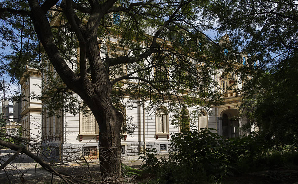Fachada do Palácio dos Campos Elísios, no centro de São Paulo; imóvel passou por dois restauros na última década 
