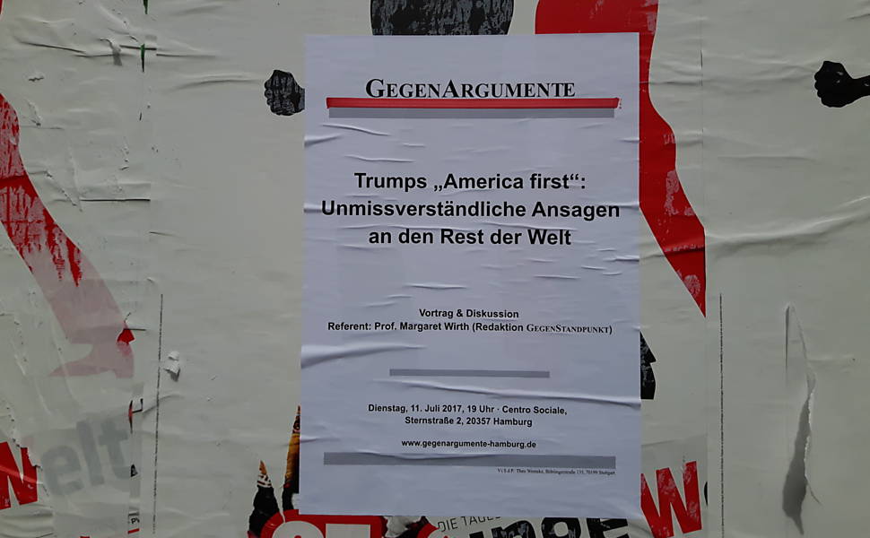 Cartazes contra o G20