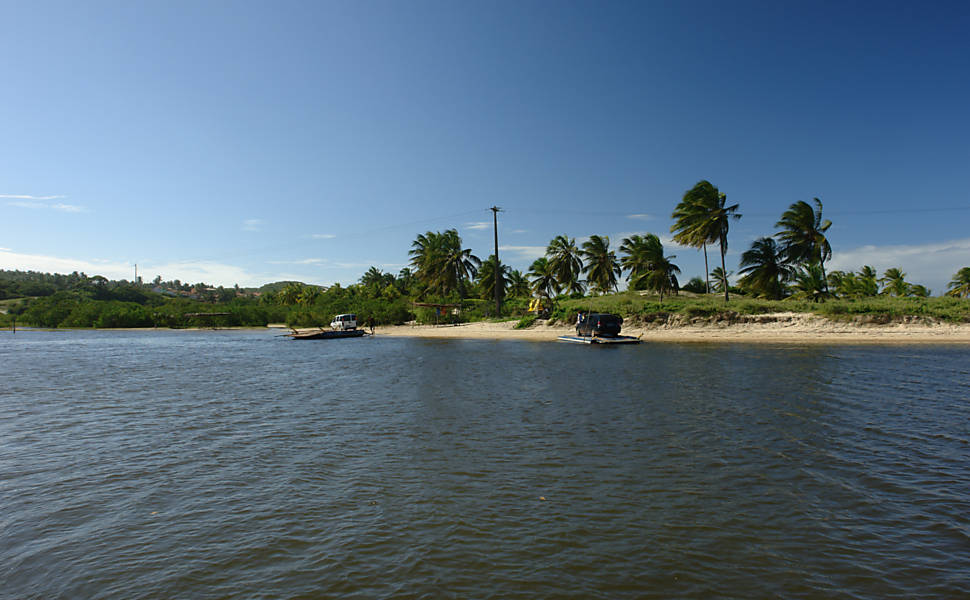 Foz do rio Catú, em Sibaúma