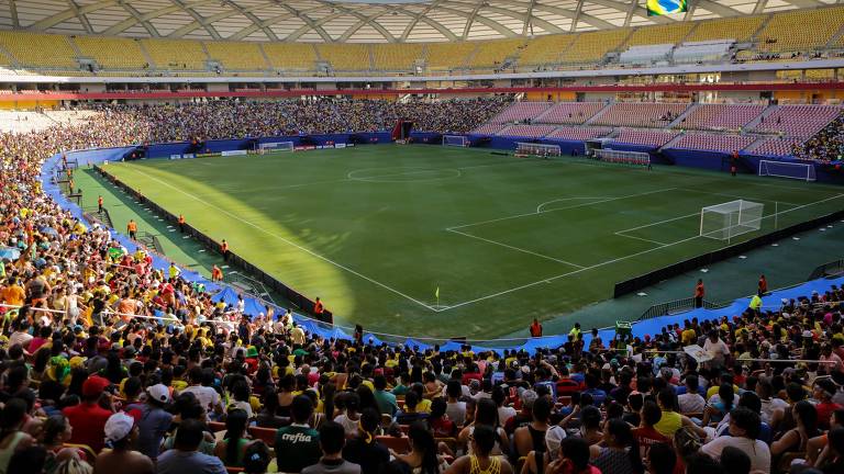 Treino da Seleção Brasileira realizado na Arena da Amazonia